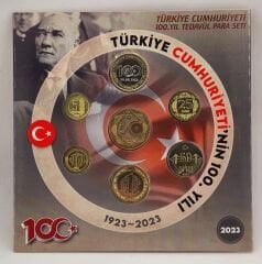 Türkiye Cumhuriyeti'nin 100.Yılı Tedavül Madeni Para Seti