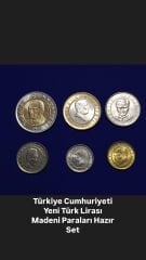 TC Yeni Türk Lirası Madeni Para Seti