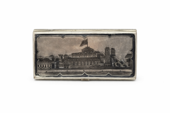 GÜMÜŞ SAVALI RUS TÜTÜN TABAKASI