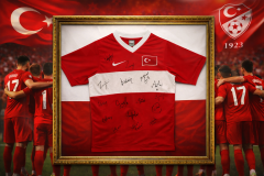 Euro 2008 A Milli Takım İmzalı Çerçeveleştirilmiş Forma