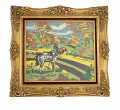 AHŞAP İŞİ EL OYMASI GOBLEN ESER