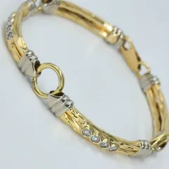 1.30 Carat Pırlanta Taşlı Altın Bilezik