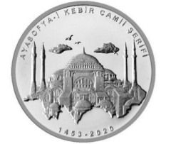 Ayasofya-i Kebir Camii Şerifi Gümüş Darphane Hatıra Parası
