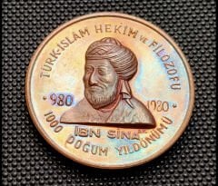 İbni Sina Bronz Hatıra Parası