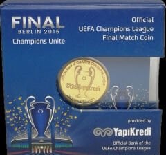 Şampiyonlar Ligi Finali 2015 Yılı Altın Kaplama Hatıra Parası
