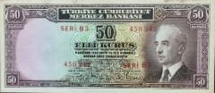 İNÖNÜ 50 KURUŞ BATAN GEMİ