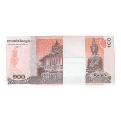 Kamboçya 100 Riel Deste Para