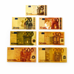 Altın Kaplama Euro Set