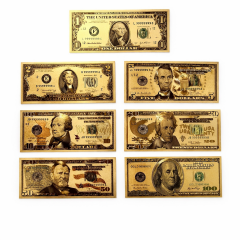 Altın Kaplama Dolar Set