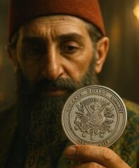 Osmanlı Armalı Abdülhamid Han Madalyonu