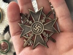 Nazi Almanyası İspanyol Haçı Madalyası