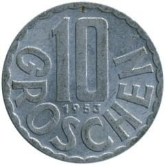 Avusturya 10 Groschen 1953 Yılı