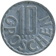 Avusturya 10 Groschen 1953 Yılı