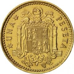 İspanya 1 Peseta 1975 Yılı