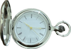 Gümüş Kaplama Cep Saati