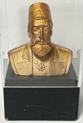 Sultan 2.Abdülhamid Han Özel Yapım Koruma Kutusunda Büst