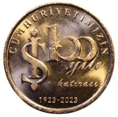 Türkiye İş Bankası Cumhuriyet ‘in 100.Yılı Altın Hatıra Parası