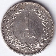 TC Gümüş 1 Lira 1947 Yılı