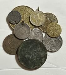 Osmanlı Dönemi Paraları Karışık Lot 10 Adet