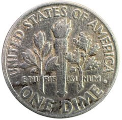 ABD Gümüş 1 Dime (10 Cent) 1961 Yılı D Seri