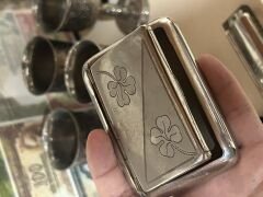 Çiçek Desenli Tütün Tabakası