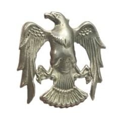 Türk Hava Kurumu Metal Kartal Rozet Asker Omuz Kokartı