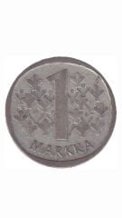 Finlandiya Gümüş 1 Marka 1965 Yılı