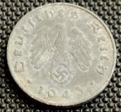 Nazi Almanyası 10 Fenik 1943 Yılı