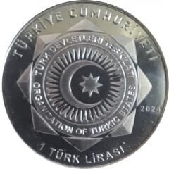 Darphane Gümüş Türk Devletleri Teşkilatı Jetonu