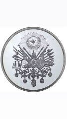 Osmanlı Armalı Gümüş Madalyon