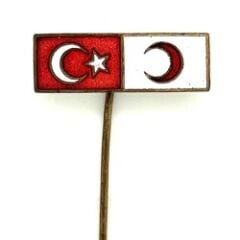 Kızılay Orijinal Pirinç Mineli Yaka Rozeti