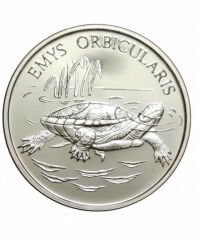 Benekli Kaplumbağa Gümüş Hatıra Parası 2001 Yılı