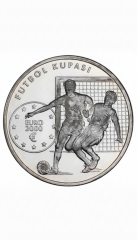 Euro 2000 Futbol Gümüş Hatıra Parası 2000 Yılı