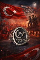 15 Temmuz Yazılı Gümüş Yüzük