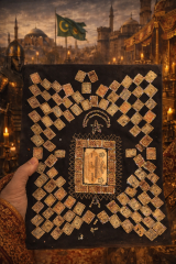 Osmanlı Dönemi Para ve Pullarla İşlenmiş El Yapımı Tablo