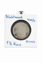 Abdülmecid Gümüş 60 Para 1255/2 Yılı
