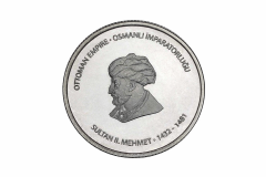 Fatih Sultan Mehmed Temalı Gümüş Madalyon