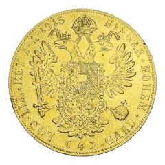 Avusturya Macaristan İmparatorluğu Altın 4 Duka 1915 Yılı