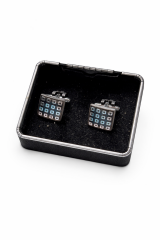 Kareli Tasarım Kol Düğmesi