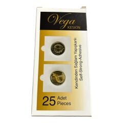Yapışkanlı Karton Madeni Para Kapaması 30 MM