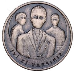 Koronavirüs Darphane Hatıra Bronz Parası