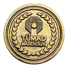2017 Yılı Tümad Madencilik Gümüş Üzeri Altın Kaplama Hatıra Parası
