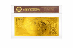 Rusya 100 Ruble Altın Kaplama 2014 Yılı Hatıra Banknot