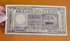 Devlet Tiyatrosu 100 Para Banknot