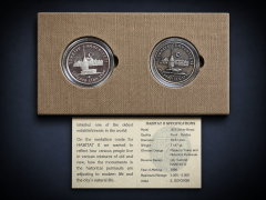1996 Yılı Habitat II Kent Zirvesi Set Gümüş Ve Bronz Hatıra Parası