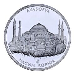 2002 Yılı Ayasofya Darphane Hatıra Gümüş Parası