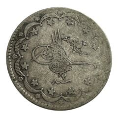 II.Abdülhamid Gümüş 20 Kuruş 1293/2 Yılı