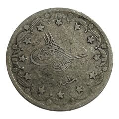 Abdülaziz Gümüş 20 Kuruş 1277/1 Yılı