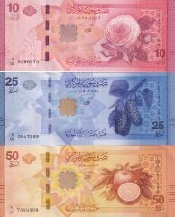 Suriye 2025 Yılı 10 & 25 & 50 Pound Çil
