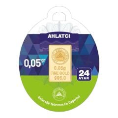 24 Ayar 0.05 Gram Külçe Altın